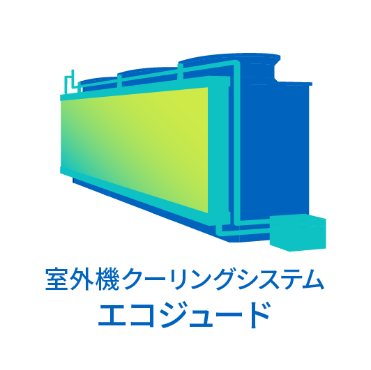 室外機クーリングシステム エコジュードを詳しく見る